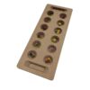 Combo Um tabuleiro dois jogos. Mancala e Puloc